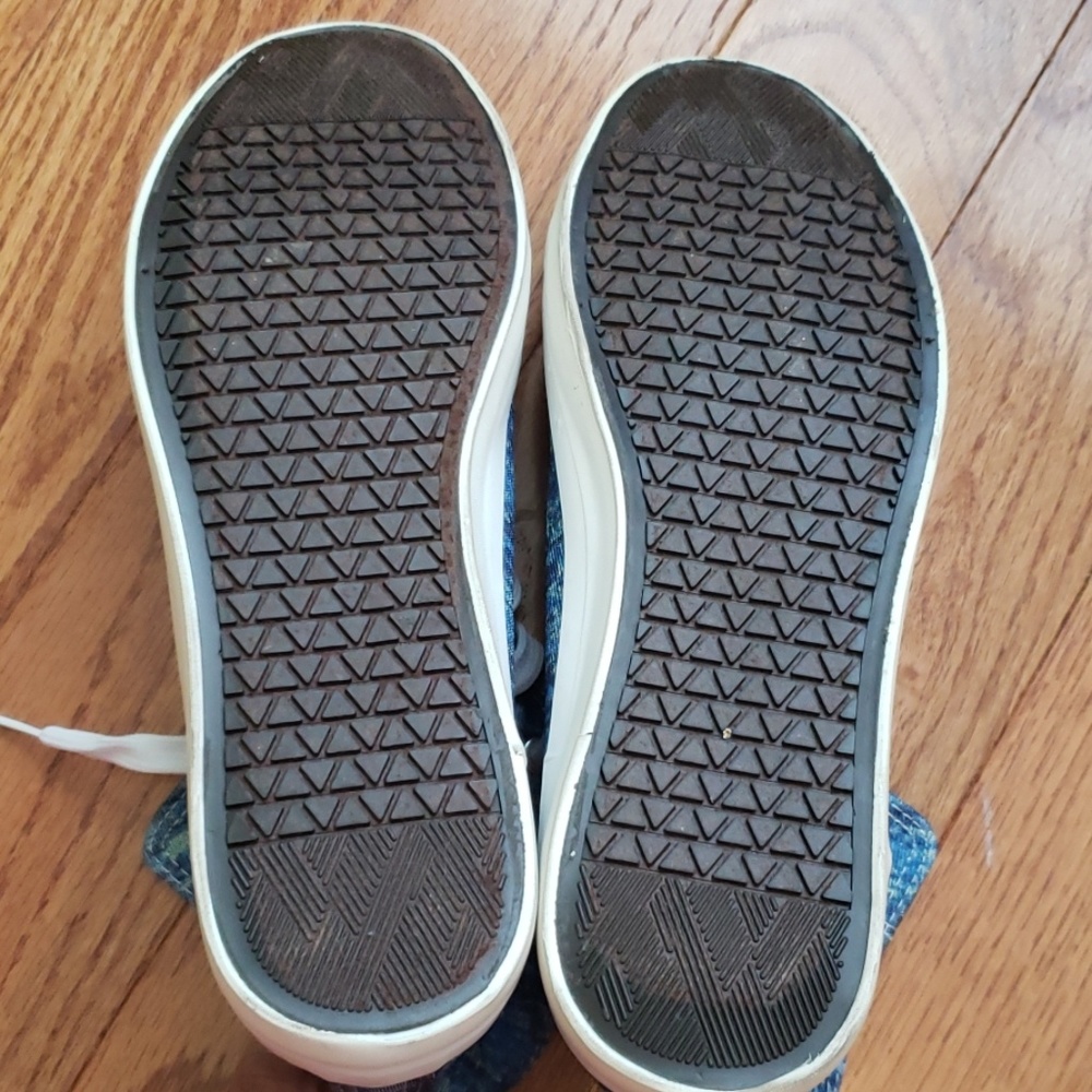 Stylish Blue High-Top Athletic Shoes - Picture 6 of 8